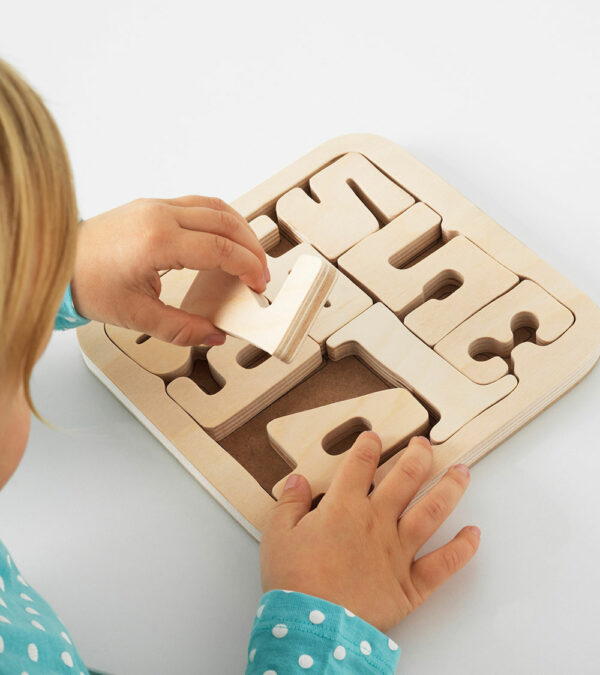 Wooden Numbers Puzzle – Image 2
