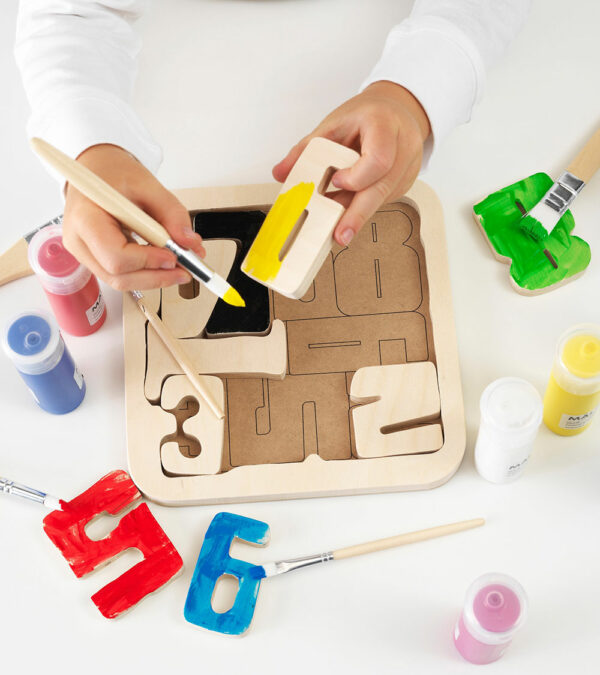 Wooden Numbers Puzzle – Image 3