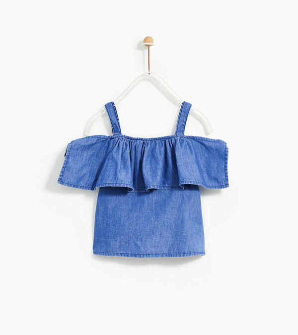 Blue Denim Top – Image 3